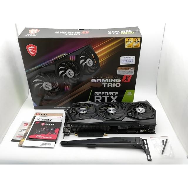 中古】MSI GeForce RTX 3090 GAMING X TRIO 24G RTX3090/24GB(GDDR6X