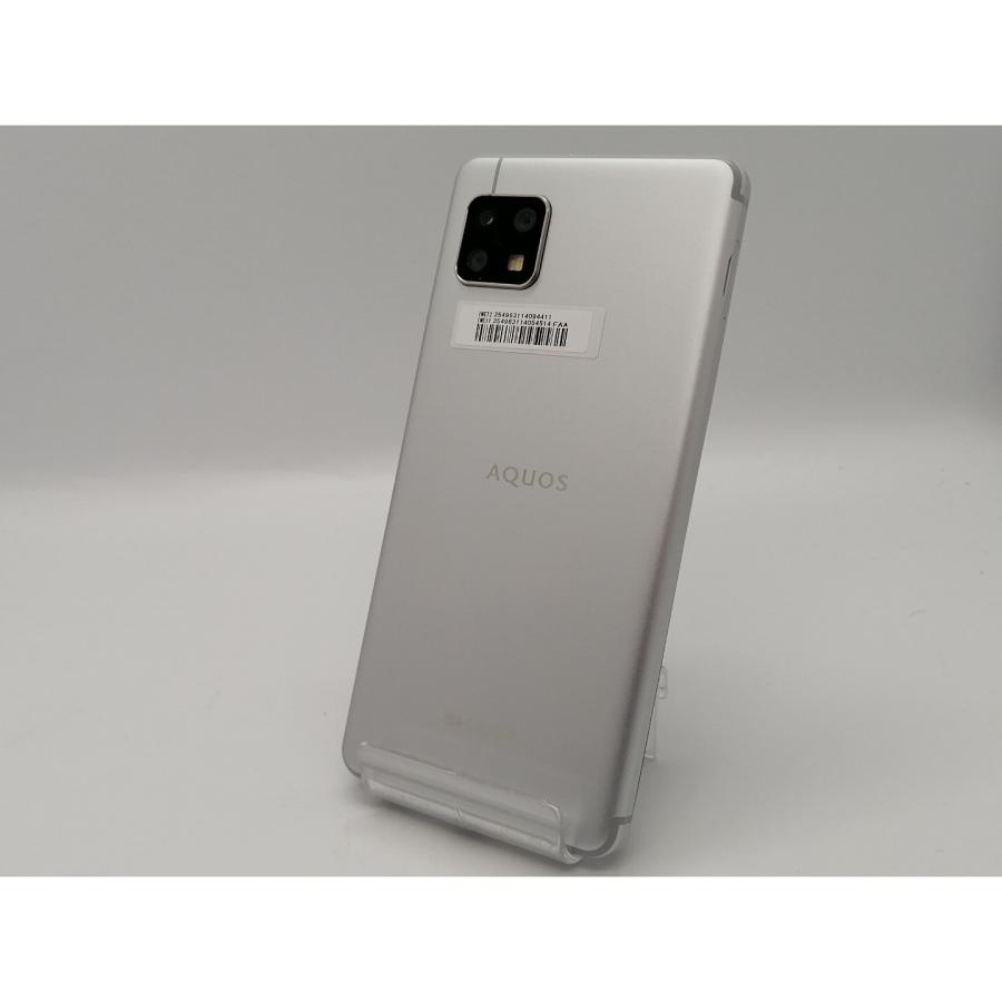 中古】SHARP 国内版 【SIMフリー】 AQUOS sense4 シルバー 4GB 64GB SH