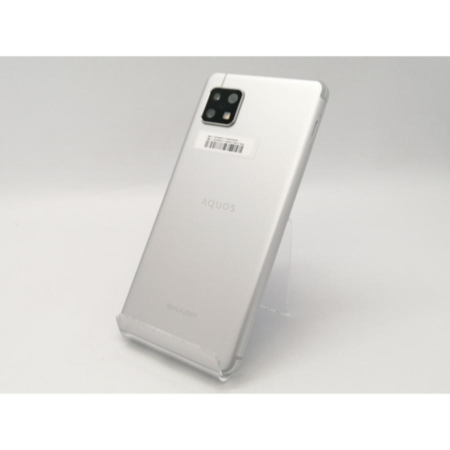 中古】SHARP 国内版 【SIMフリー】 AQUOS sense4 シルバー 4GB 64GB SH