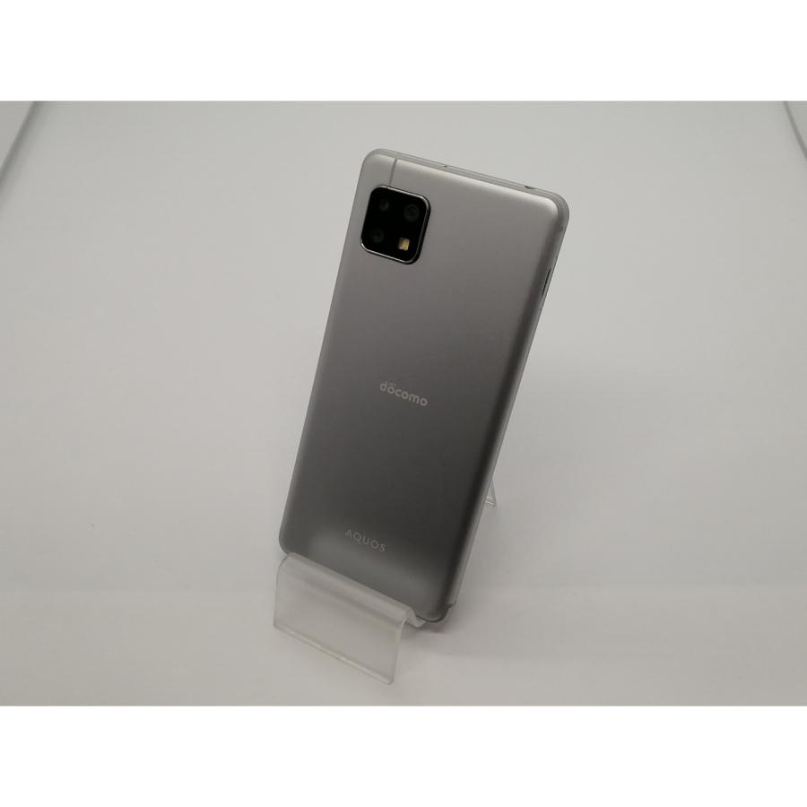 中古】SHARP docomo 【SIMロック解除済み】 AQUOS sense4 シルバー 4GB