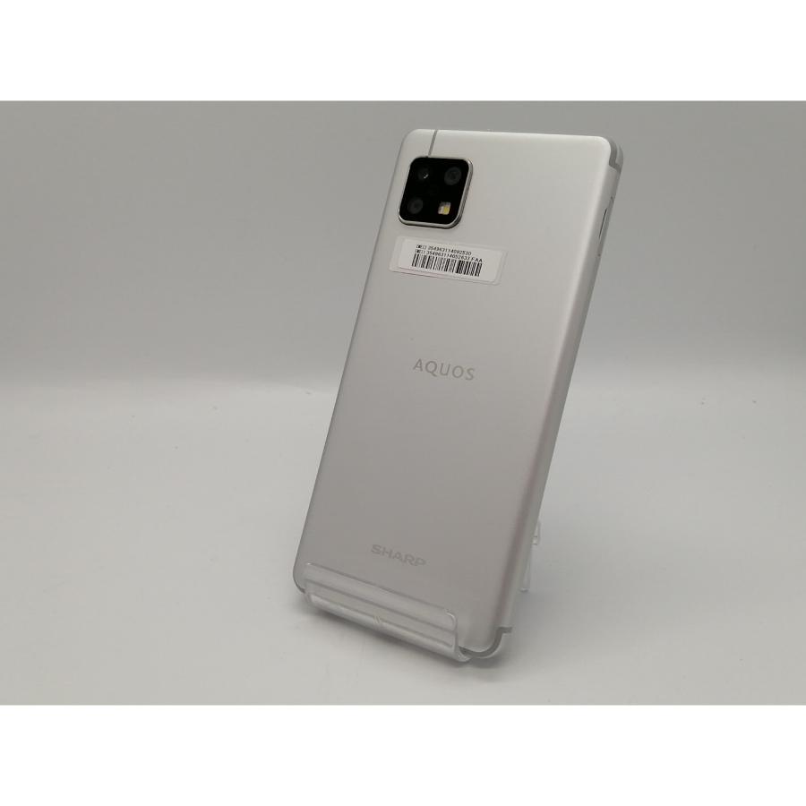 中古】SHARP 国内版 【SIMフリー】 AQUOS sense4 シルバー 4GB 64GB SH