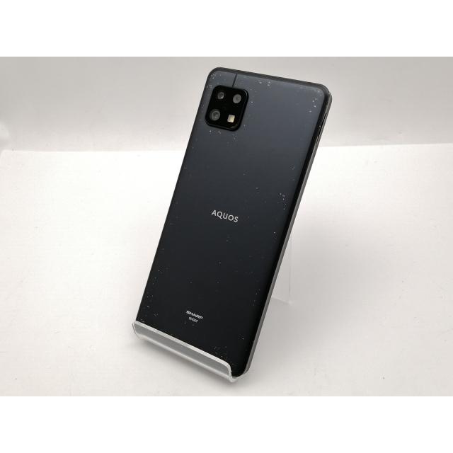 中古】SHARP au 【SIMフリー】 AQUOS sense6s ブラック 4GB 64GB SHG07