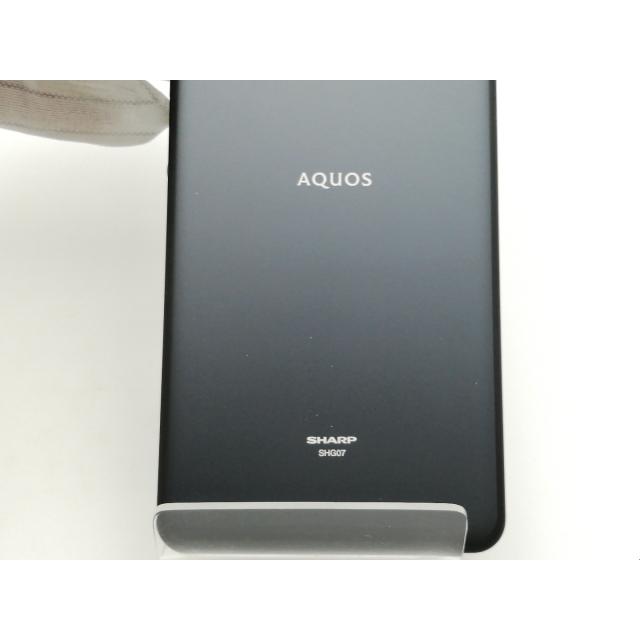 中古】SHARP au 【SIMフリー】 AQUOS sense6s ブラック 4GB 64GB SHG07