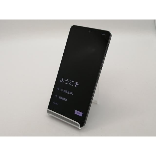 中古】SHARP au 【SIMフリー】 AQUOS sense6s ブラック 4GB 64GB SHG07
