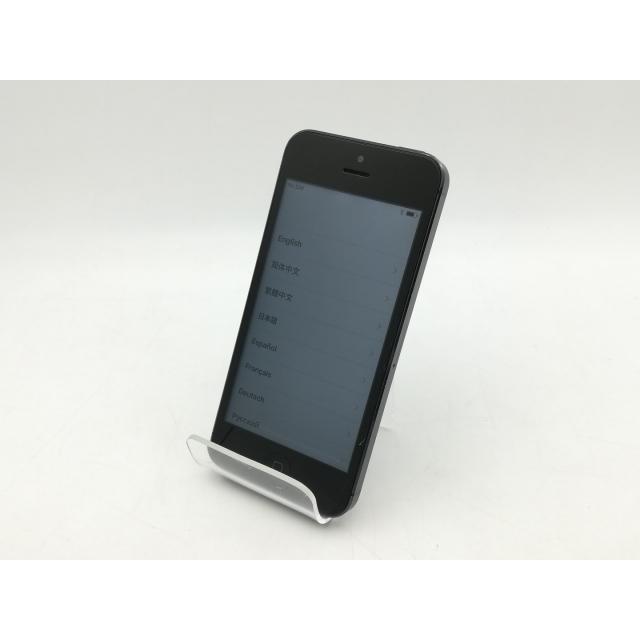中古】Apple au iPhone 5 16GB ブラック＆スレート ME039J/A【神戸