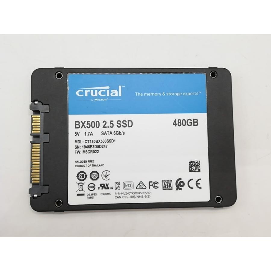 【新品・未開封］Crucial BX500 480GB SSD 中古】Crucial BX500(CT480BX500SSD1) 480GB/SSD/6GbpsSATA【道玄坂