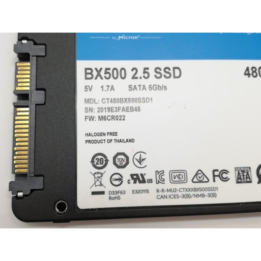 中古】Crucial BX500(CT480BX500SSD1) 480GB/SSD/6GbpsSATA【道玄坂