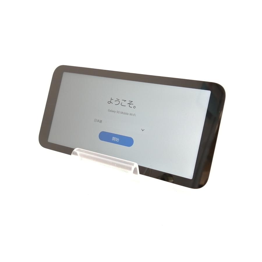 中古】SAMSUNG au 【SIMフリー】 Galaxy 5G Mobile Wi-Fi SCR01