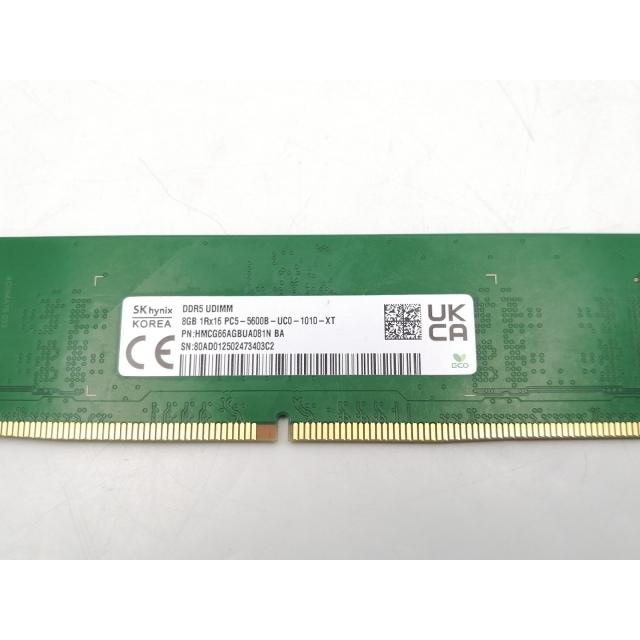 中古】DDR5 8GB DDR5-5600(PC5-44800)【デスクトップPC用】【EC