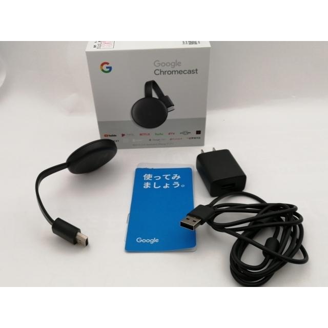 Google - Chromecast 第3世代 2018/チャコール 新品未開封 2台 中古】Google Chromecast（2018/第3世代） チャコール GA00439-JP