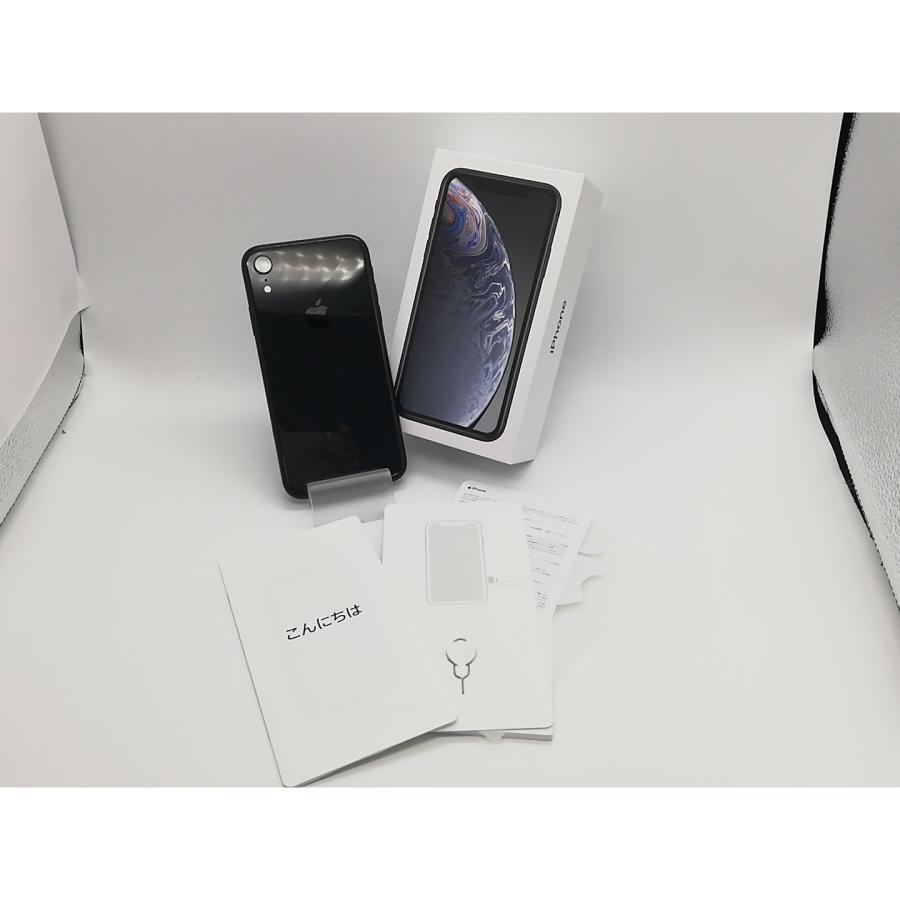 中古】Apple au 【SIMロック解除済み】 iPhone XR 64GB ブラック