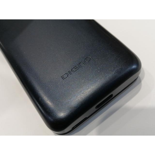 中古】KYOCERA docomo 【SIMフリー】 DIGNOケータイ ブラック KY-42C