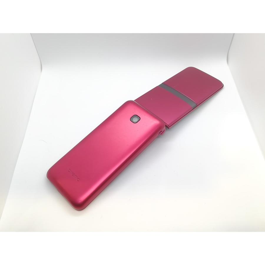 中古】KYOCERA docomo 【SIMフリー】 DIGNOケータイ レッド KY-42C