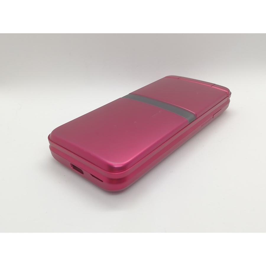 中古】KYOCERA docomo 【SIMフリー】 DIGNOケータイ レッド KY-42C