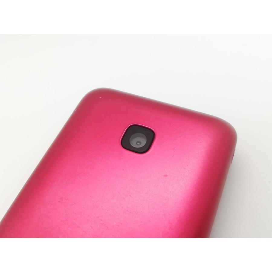 中古】KYOCERA docomo 【SIMフリー】 DIGNOケータイ レッド KY-42C