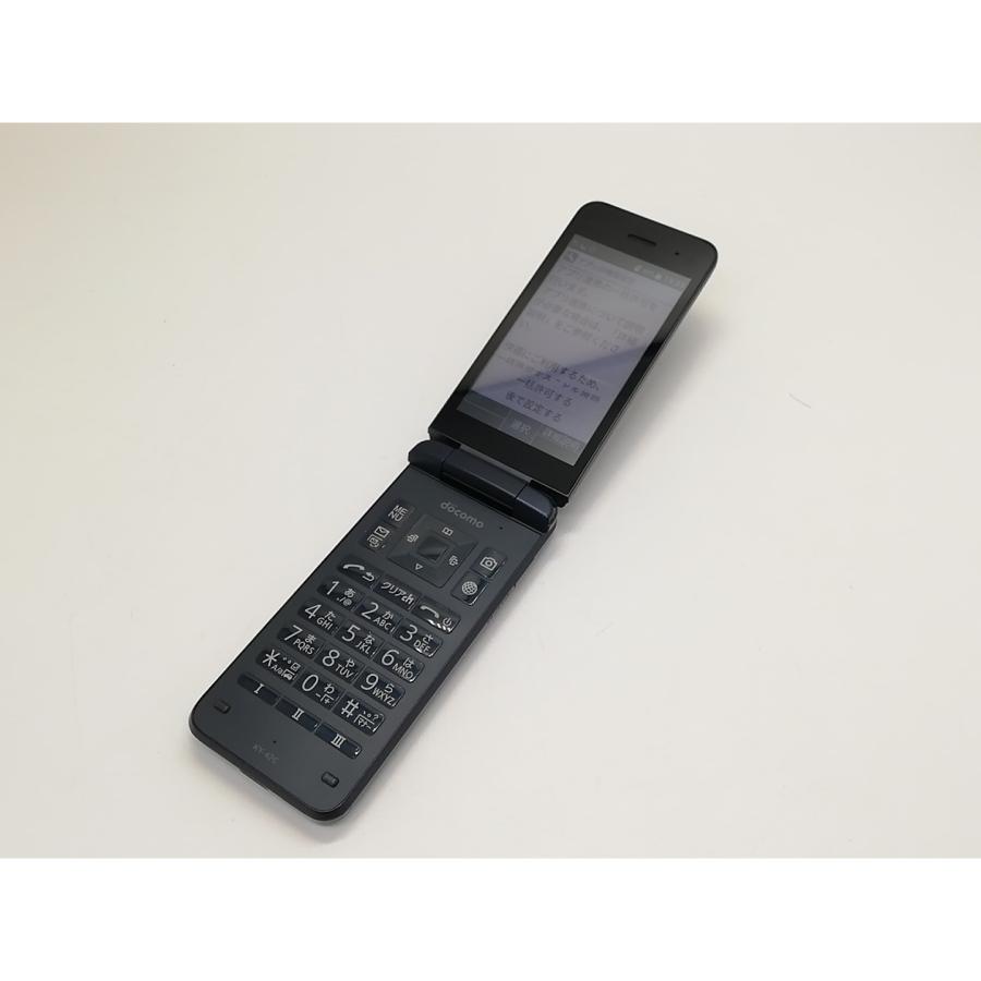 中古】KYOCERA docomo 【SIMフリー】 DIGNOケータイ ブラック KY-42C