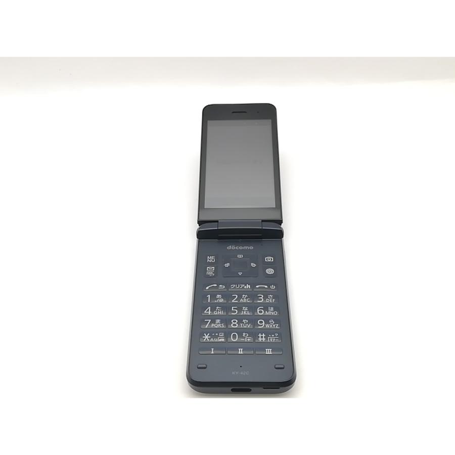 中古】KYOCERA docomo 【SIMフリー】 DIGNOケータイ ブラック KY-42C