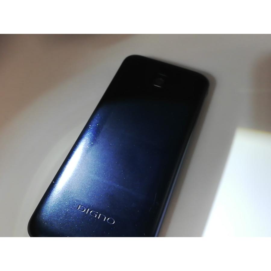 中古】KYOCERA docomo 【SIMフリー】 DIGNOケータイ ブラック KY-42C