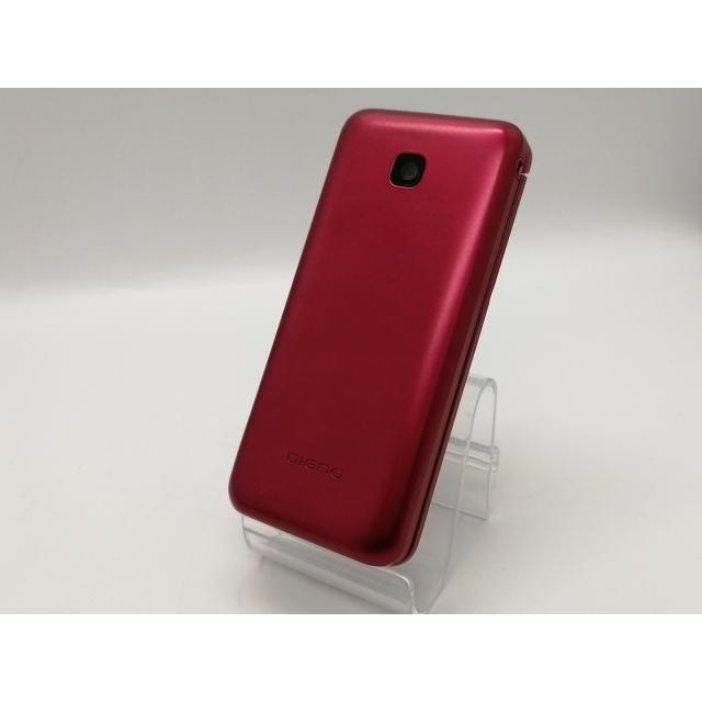 中古】KYOCERA docomo 【SIMフリー】 DIGNOケータイ レッド KY-42C