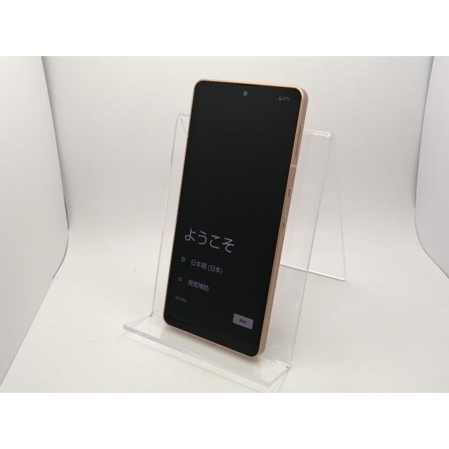 中古】SHARP docomo 【SIMフリー】 AQUOS sense6 ライトカッパー 4GB