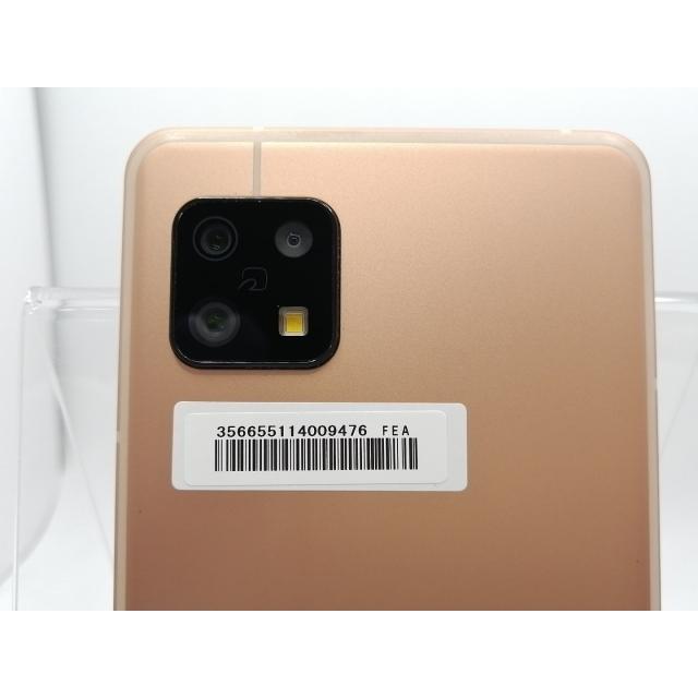 中古】SHARP docomo 【SIMフリー】 AQUOS sense6 ライトカッパー 4GB