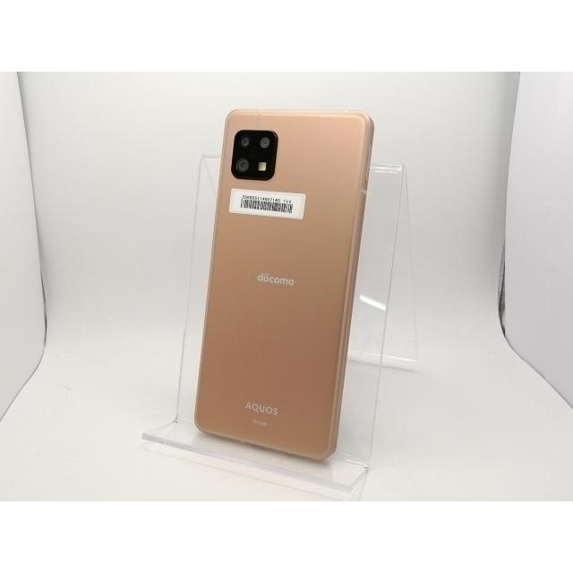 中古】SHARP docomo 【SIMフリー】 AQUOS sense6 ライトカッパー 4GB