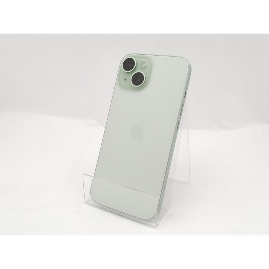 中古】Apple 国内版 【SIMフリー】 iPhone 15 512GB グリーン