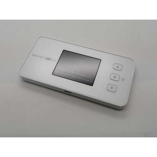 中古】NEC UQmobile 【SIMフリー】 Speed Wi-Fi 5G X12 NAR03 アイス