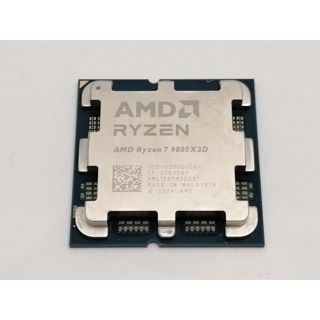 中古】AMD Ryzen 7 9800X3D (4.7GHz/TC:5.2GHz) BOX AM5/8C/16T/L3