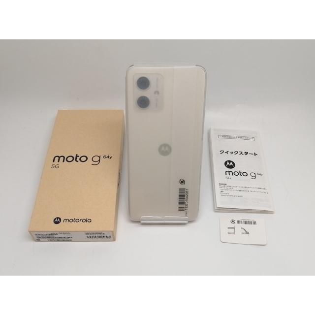未使用】MOTOROLA ymobile 【SIMフリー】 moto g64y 5G バニラクリーム