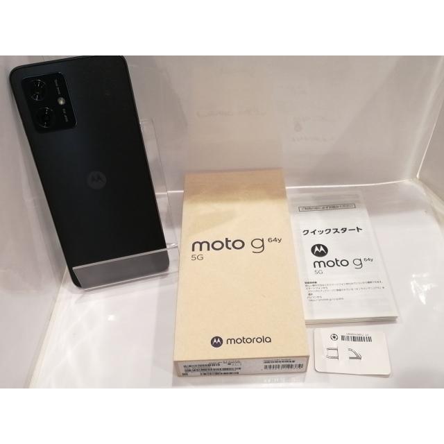 中古】MOTOROLA ymobile 【SIMフリー】 moto g64y 5G スペースブラック