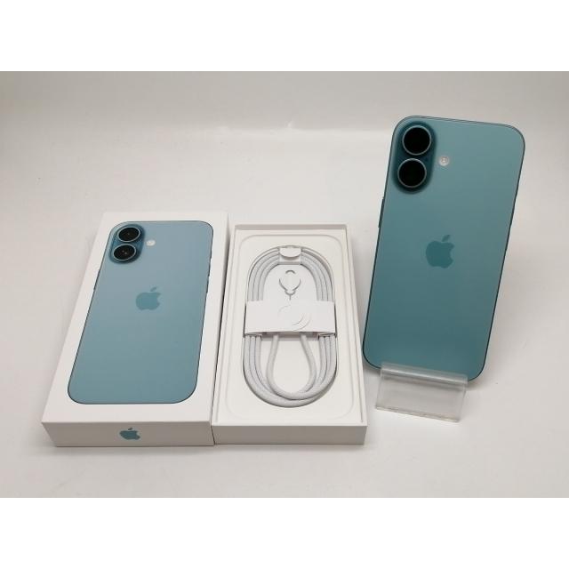 中古】Apple 国内版 【SIMフリー】 iPhone 16 128GB ティール MYDV3J/A