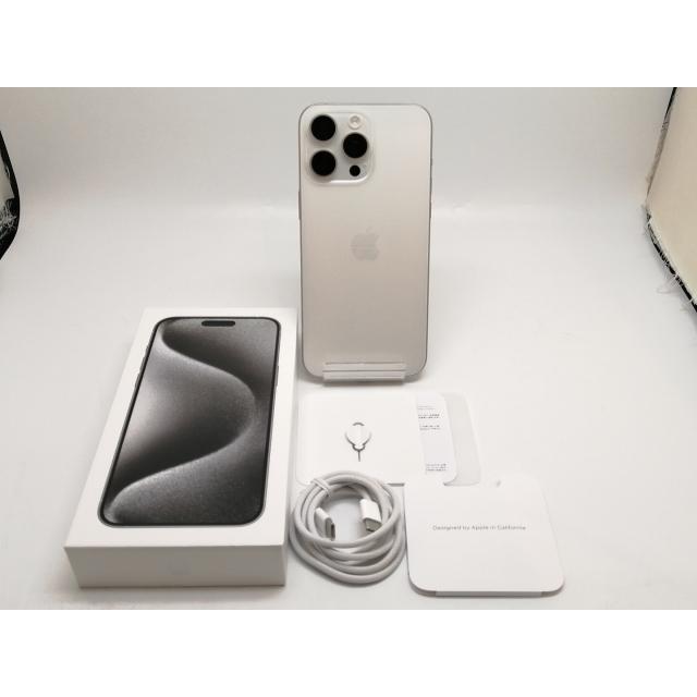 iPhone15 Pro Max 1TB MU703J/A SIMフリー 中古 中古】Apple 国内版 【SIMフリー】 iPhone 15 Pro Max 1TB ホワイト