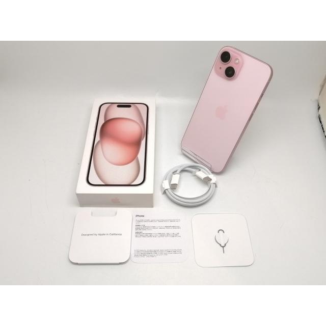 中古】Apple 国内版 【SIMフリー】 iPhone 15 128GB ピンク MTMJ3J/A