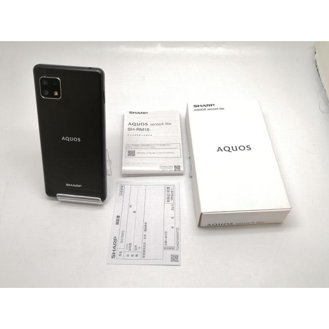 中古】SHARP 楽天モバイル 【SIMフリー】 AQUOS sense4 lite ブラック