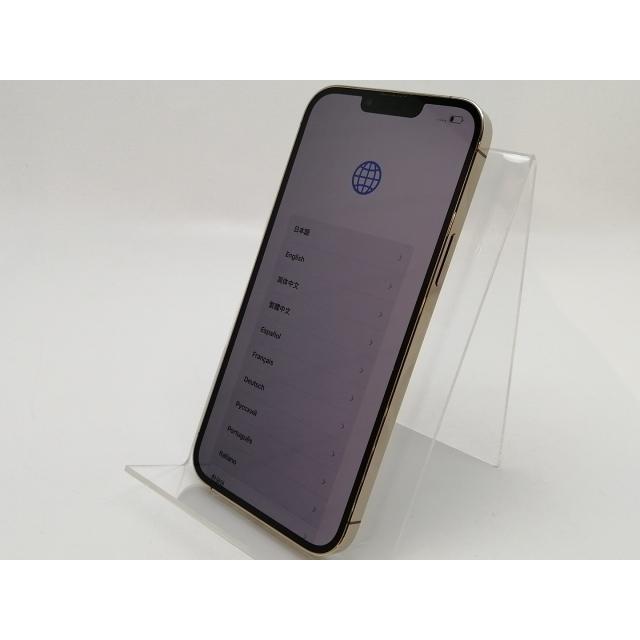 【中古】【赤ロム保証あり】Apple au 【SIMフリー】 iPhone 13 Pro Max 1TB ゴールド MLKJ3J/A【津田沼】保証期間１ヶ月【ランクB】の画像