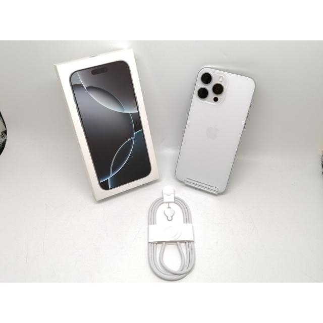 中古】Apple 国内版 【SIMフリー】 iPhone 16 Pro Max 256GB ホワイト