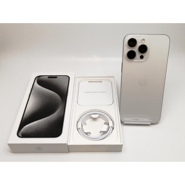 中古】Apple 国内版 【SIMフリー】 iPhone 15 Pro Max 256GB ホワイト