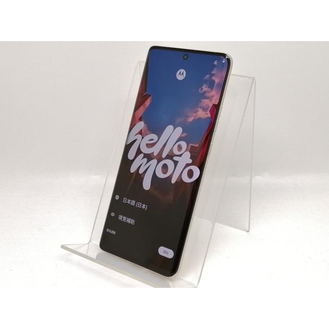 中古】MOTOROLA SoftBank 【SIMフリー】 motorola edge 50s pro バニラ