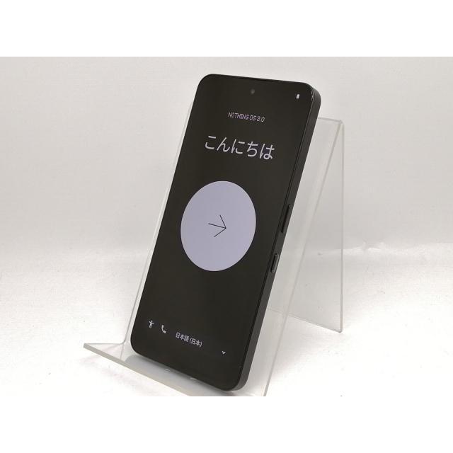 中古】NOTHING 国内版 【SIMフリー】 Nothing Phone (3a) ブラック 8GB
