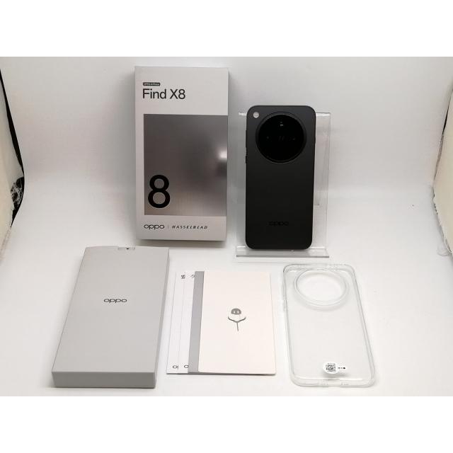 中古】Oppo 国内版 【SIMフリー】 OPPO Find X8 スペースブラック 16GB