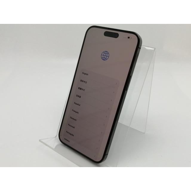 【中古】Apple au 【SIMフリー】 iPhone 15 Pro Max 256GB ブラックチタニウム MU6P3J/A【ECセンター】保証期間１ヶ月【ランクB】の画像