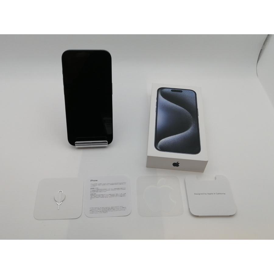 【中古】Apple 国内版 【SIMフリー】 iPhone 15 Pro 256GB ブルーチタニウム MTUG3J/A【津田沼】保証期間１ヶ月【ランクA】の画像