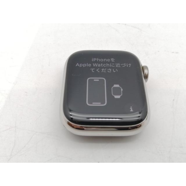 【中古】Apple Apple Watch Series9 41mm Cellular シルバーステンレススチールケース (バンド無し)【津田沼】保証期間１ヶ月【ランクB】の画像