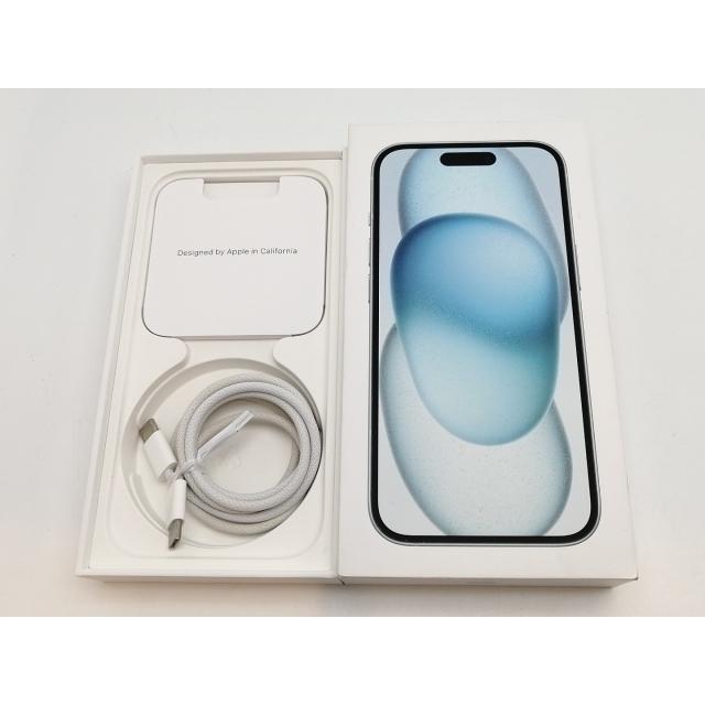 中古】Apple 国内版 【SIMフリー】 iPhone 15 256GB ブルー MTMR3J/A
