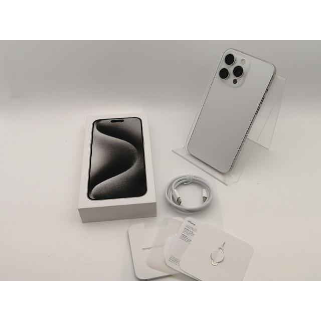中古】Apple 国内版 【SIMフリー】 iPhone 15 Pro Max 256GB ホワイト