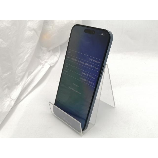 【中古】Apple 国内版 【SIMフリー】 iPhone 15 Pro Max 256GB ブルーチタニウム MU6T3J/A【ECセンター】保証期間１ヶ月【ランクA】の画像