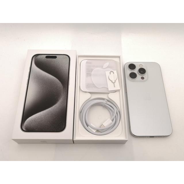 中古】Apple 国内版 【SIMフリー】 iPhone 15 Pro 512GB ホワイト