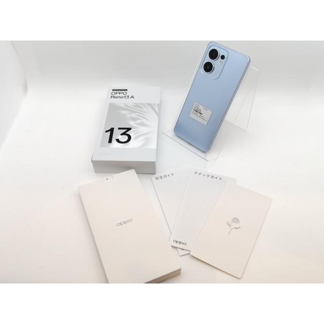 中古】Oppo UQmobile 【SIMフリー】 OPPO Reno13 A アイスブルー 8GB