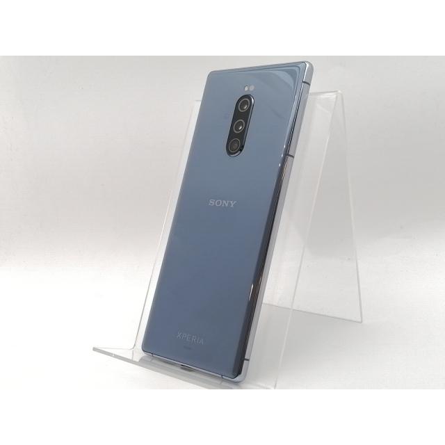中古】SONY au 【SIMロック解除済み】 Xperia 1 SOV40 グレー【津田沼
